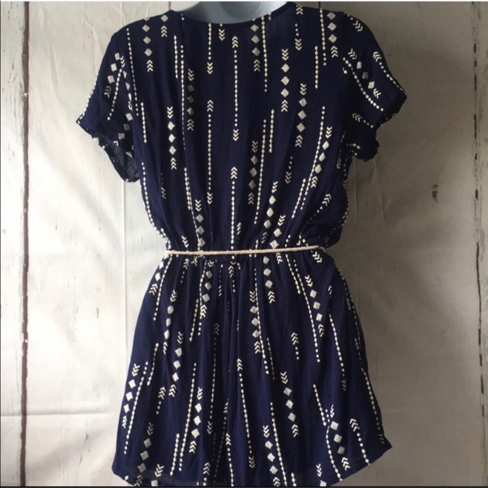 🔥2 hr SALE - Navy Shorts Romper, by Everly - Picture 3 of 6